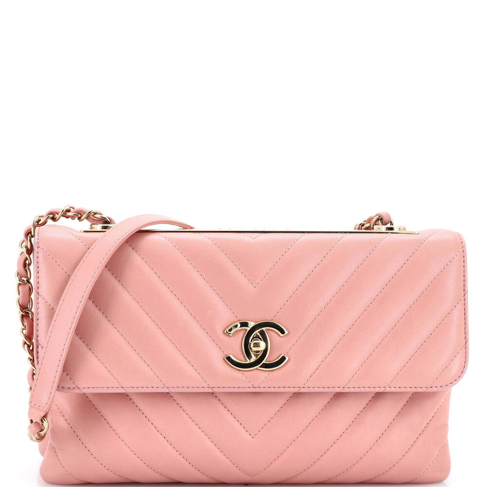 Chanel Medium Trendy CC Flap Bag Chevron Lambskin